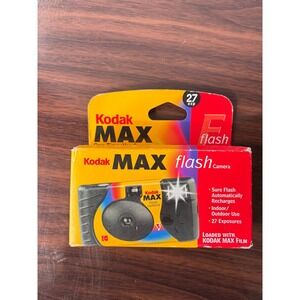 Kodak MAX Flash Single Use Camera 27 Exp 800 Film Expired 2002 New Sealed